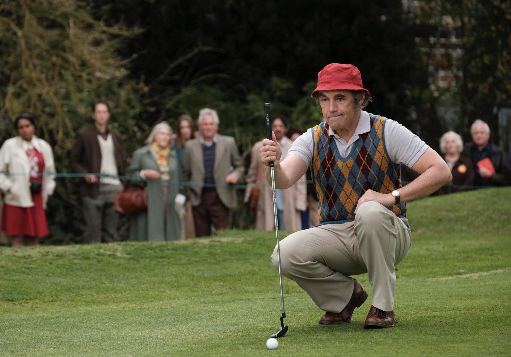 Maurice Flitcroft on the green